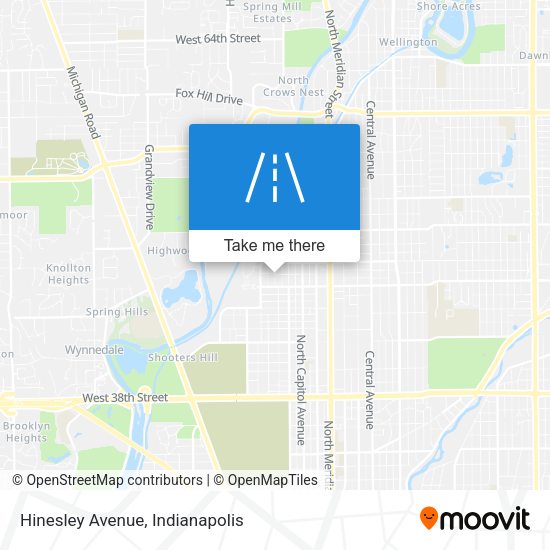 Hinesley Avenue map