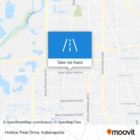 Hollow Pear Drive map