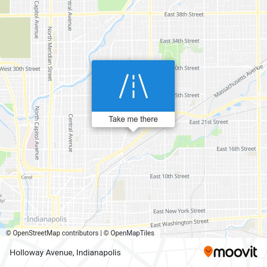 Mapa de Holloway Avenue