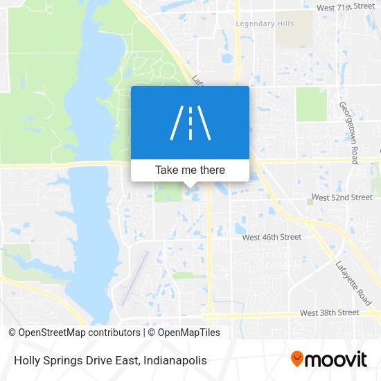 Mapa de Holly Springs Drive East