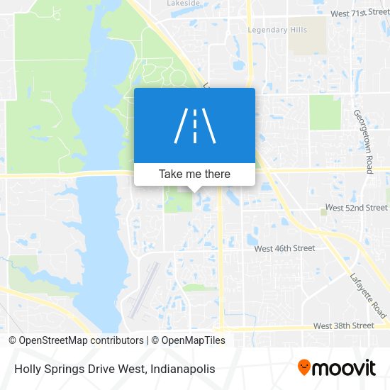 Mapa de Holly Springs Drive West
