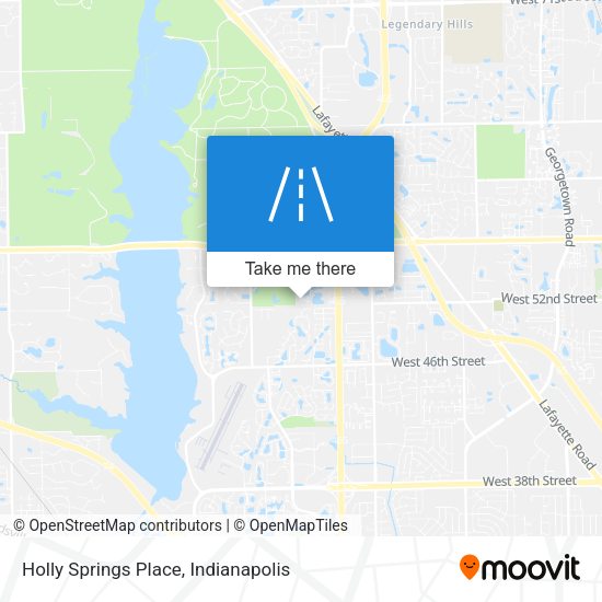Holly Springs Place map
