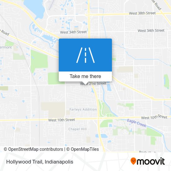 Mapa de Hollywood Trail