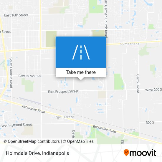 Holmdale Drive map