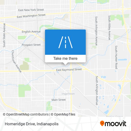 Homeridge Drive map