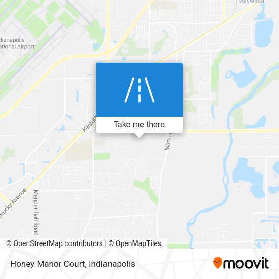 Honey Manor Court map