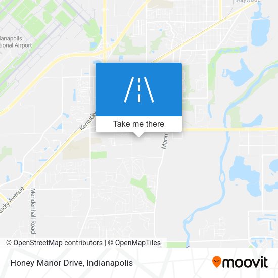 Honey Manor Drive map
