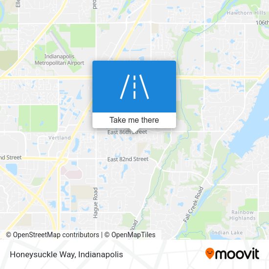 Mapa de Honeysuckle Way