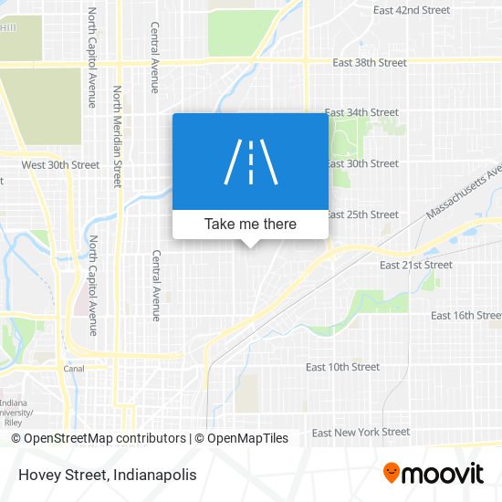 Hovey Street map