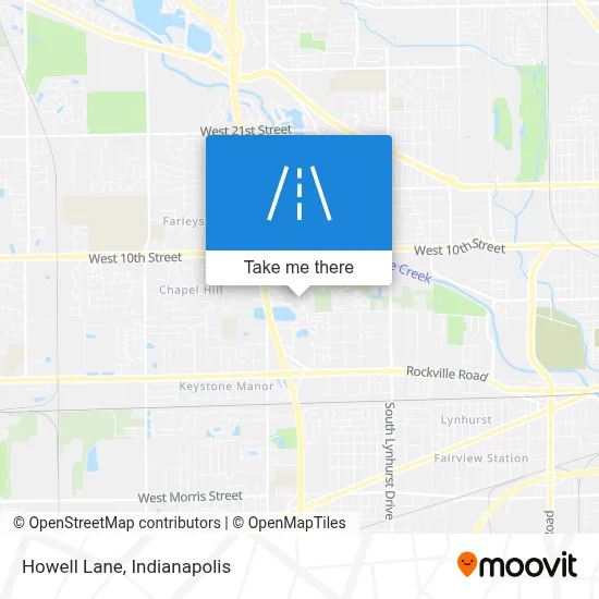 Howell Lane map