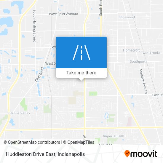 Huddleston Drive East map