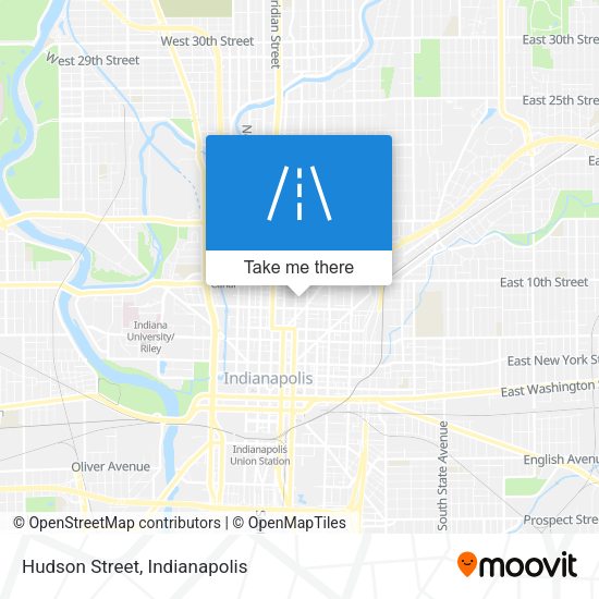Mapa de Hudson Street