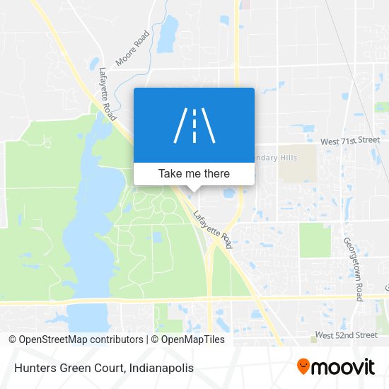 Hunters Green Court map