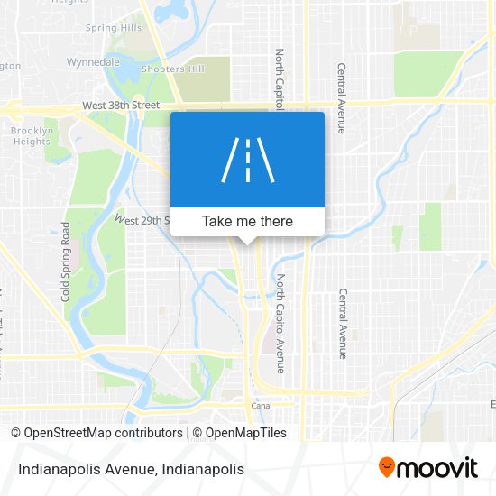 Indianapolis Avenue map