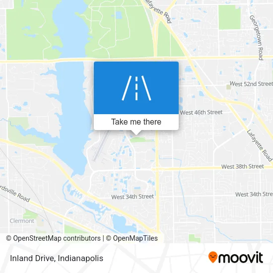 Inland Drive map