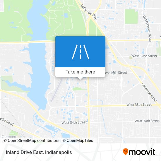 Inland Drive East map