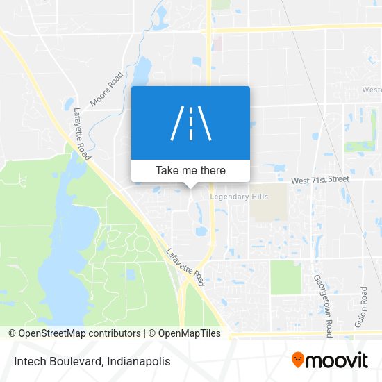 Mapa de Intech Boulevard