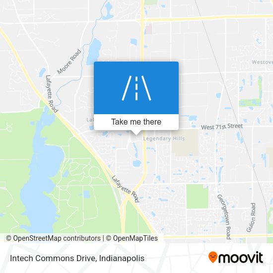 Intech Commons Drive map