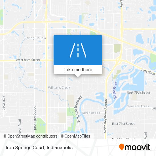 Iron Springs Court map