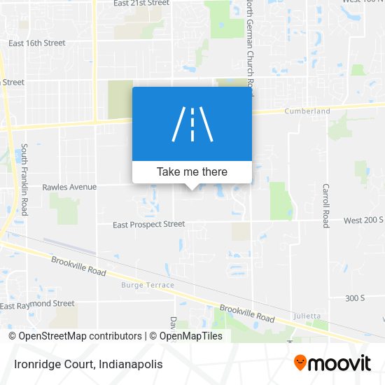 Mapa de Ironridge Court