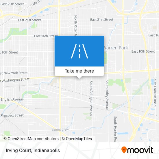 Mapa de Irving Court