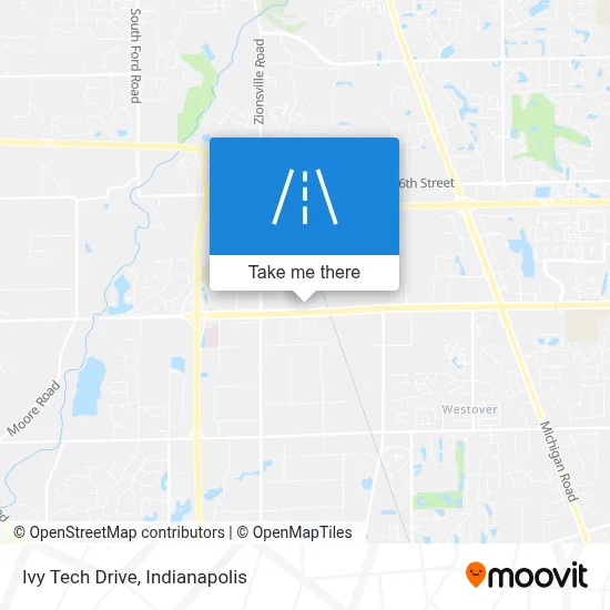 Ivy Tech Drive map