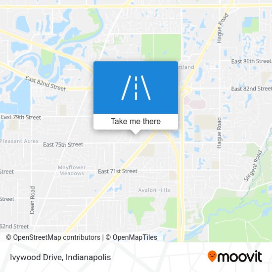 Mapa de Ivywood Drive