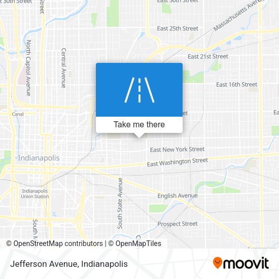 Jefferson Avenue map