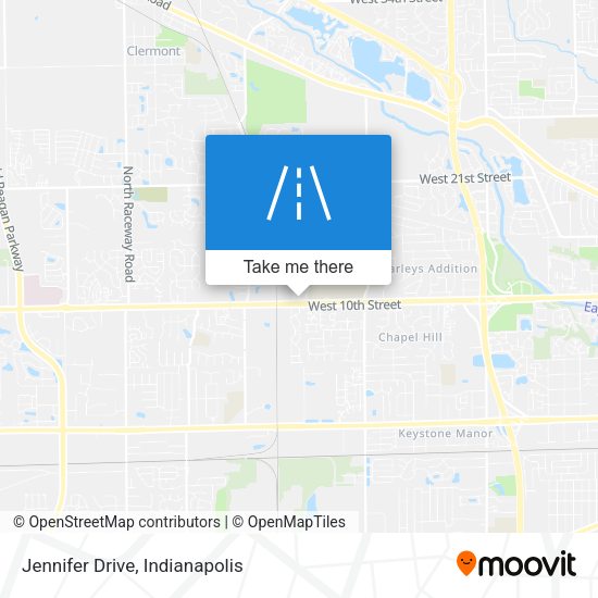 Jennifer Drive map
