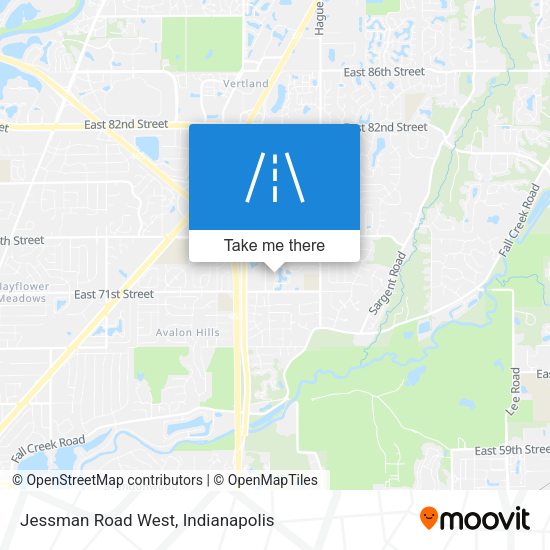 Jessman Road West map