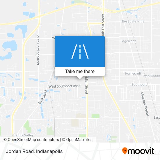 Mapa de Jordan Road