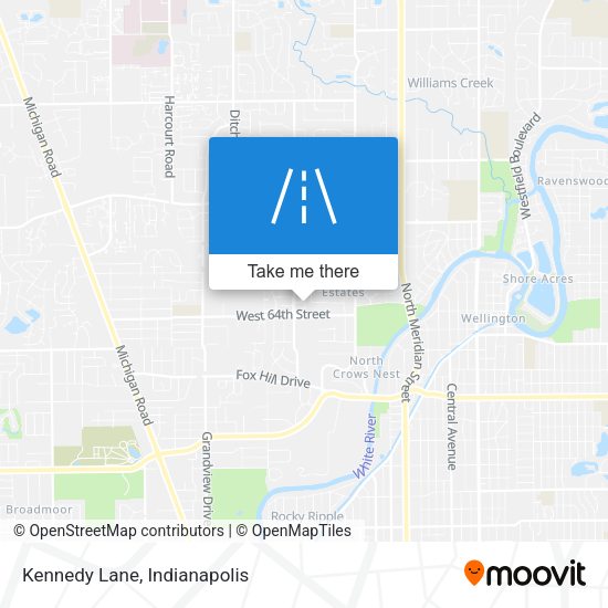Mapa de Kennedy Lane