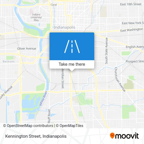 Kennington Street map