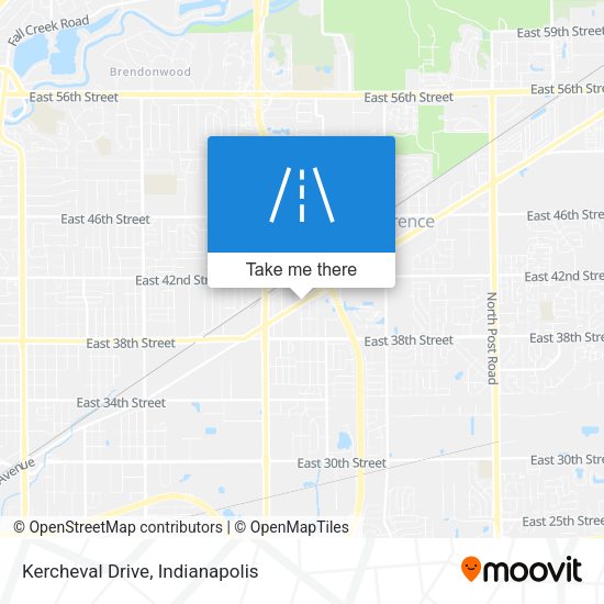 Kercheval Drive map