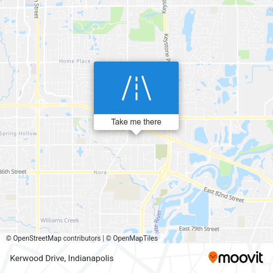 Kerwood Drive map