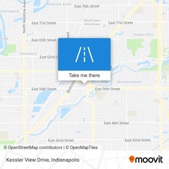 Mapa de Kessler View Drive
