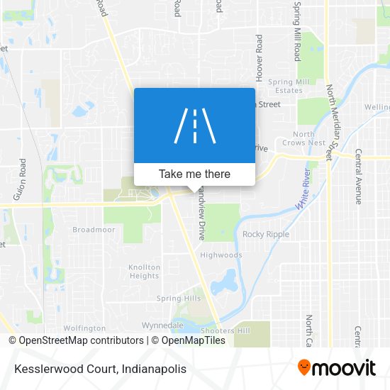 Mapa de Kesslerwood Court