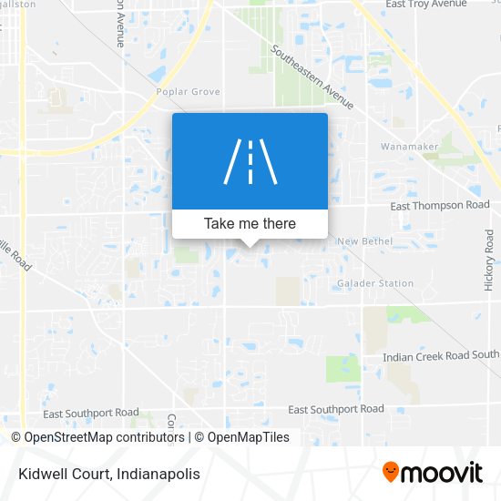Mapa de Kidwell Court