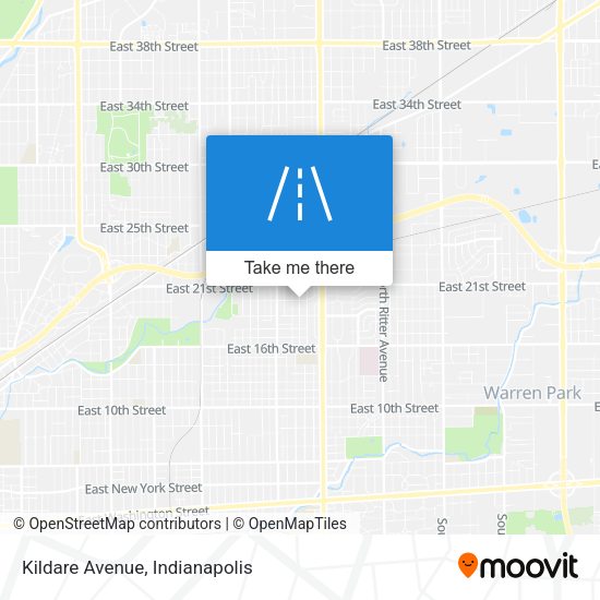 Kildare Avenue map