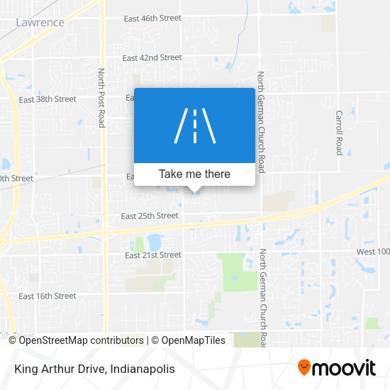 Mapa de King Arthur Drive