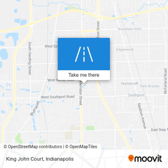 King John Court map