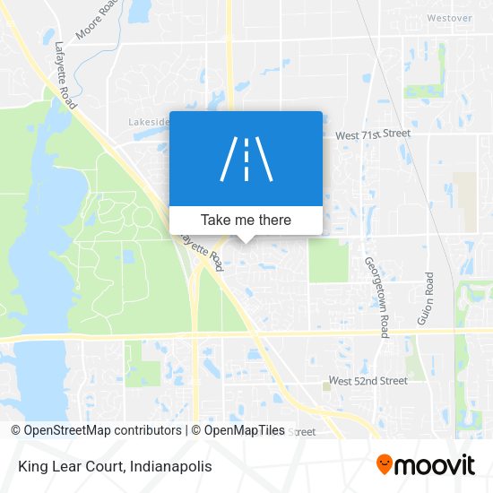 King Lear Court map