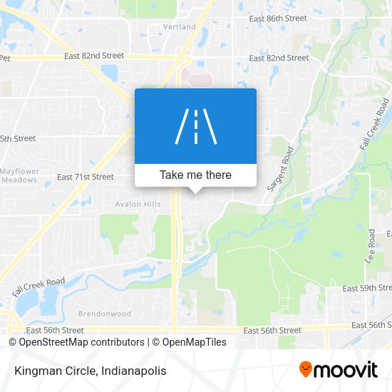 Mapa de Kingman Circle