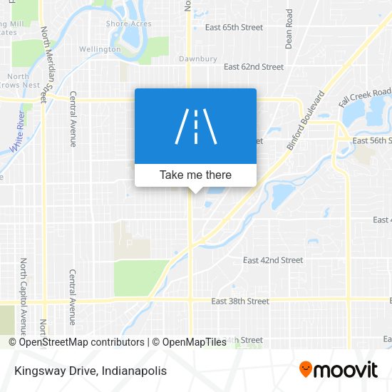 Kingsway Drive map