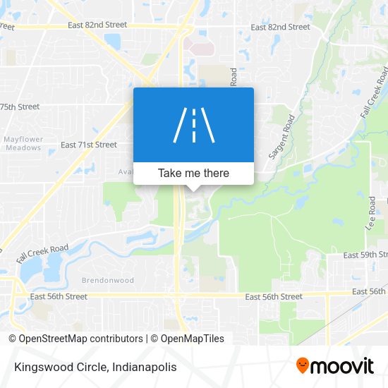 Mapa de Kingswood Circle