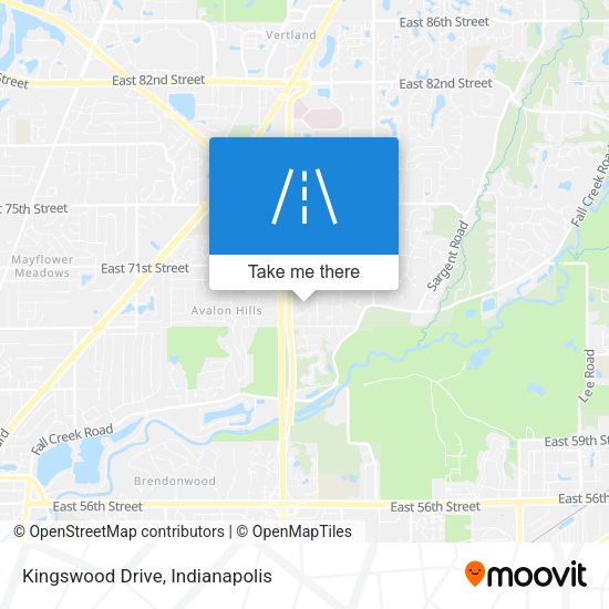 Kingswood Drive map