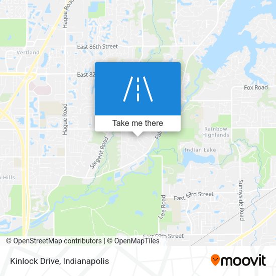 Mapa de Kinlock Drive