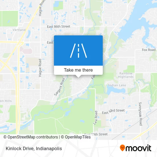 Kinlock Drive map