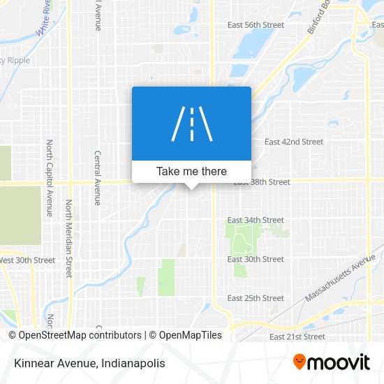 Mapa de Kinnear Avenue