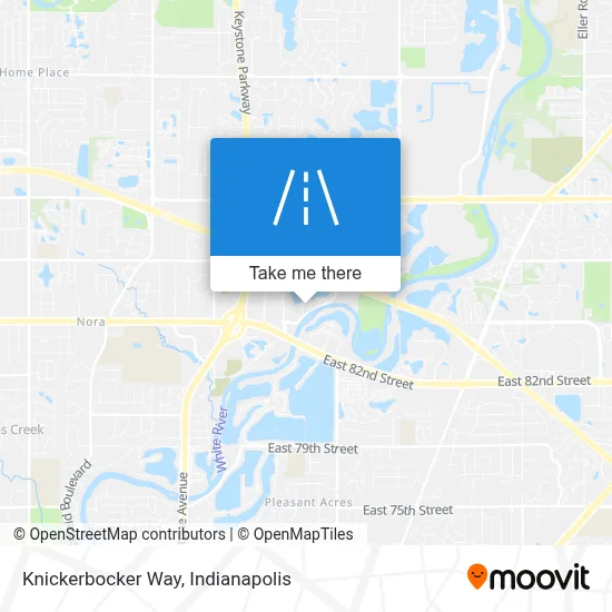 Knickerbocker Way map